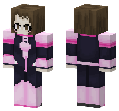 Uraraka Ochaco Skin Minecraft Bedrock skin