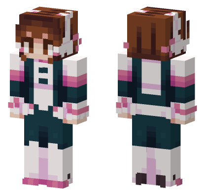 Uravity School Uniform Minecraft Bedrock skin