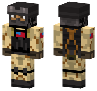 US Special Forces Minecraft Bedrock skin