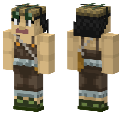 Usopp Straw Hat Minecraft Bedrock skin