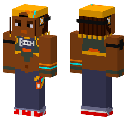 Valorant Raze Minecraft Bedrock skin