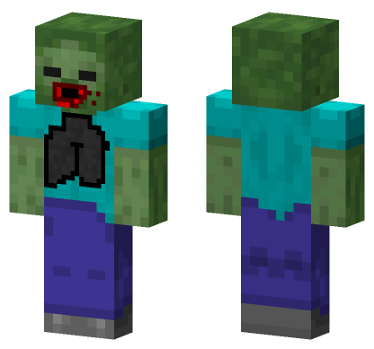 Vaping Zombie Minecraft Bedrock skin