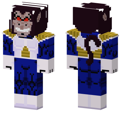 Vegeta Oozaru Form Minecraft Bedrock skin