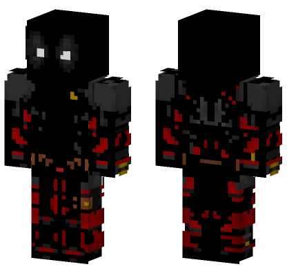 Venom Deadpool Suit Minecraft Bedrock skin