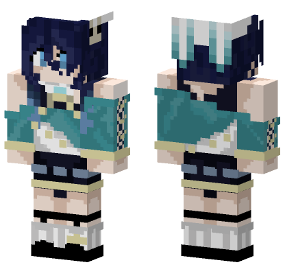 Venti Reedited Minecraft Bedrock skin