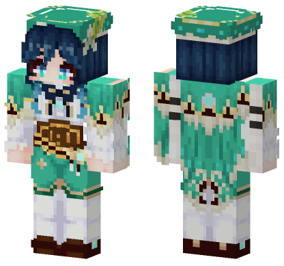 Venti Skin Minecraft Bedrock skin
