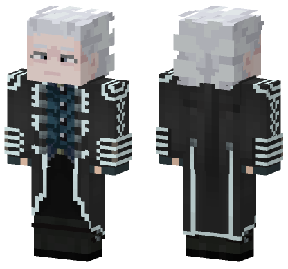 Vergil DMC V HD Minecraft Bedrock skin
