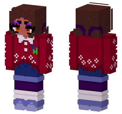 Version 2 Cassie Minecraft Bedrock skin