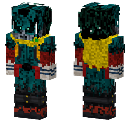 Vigilante Deku Minecraft Bedrock skin