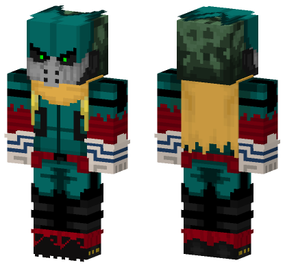 Vigilante Deku Minecraft Bedrock skin