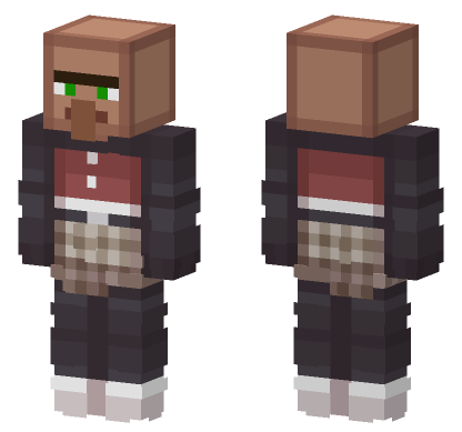 Villager 3 Minecraft Bedrock skin