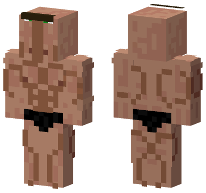 Villager Funny 1 Minecraft Bedrock skin