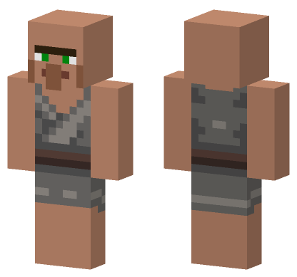 Villager Skin Minecraft Bedrock skin
