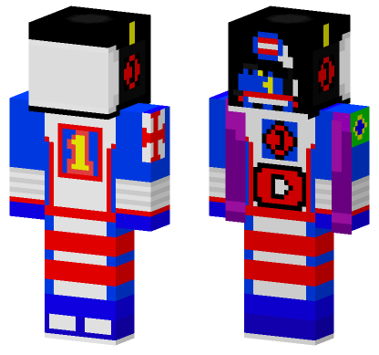 Villain Templar Blackwood Killer Minecraft Bedrock skin