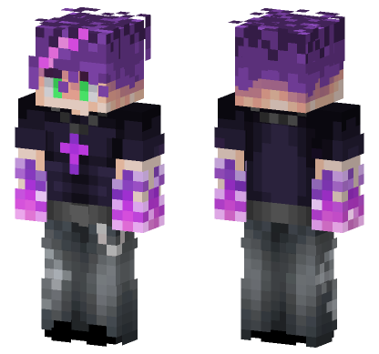 Violet Drifter Minecraft Bedrock skin
