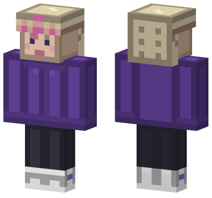 Violet Royal Minecraft Bedrock skin