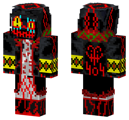 Virus404 Skin Minecraft Bedrock skin