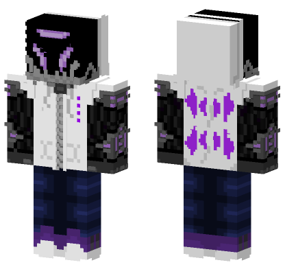 Voidox Cyborg Moment Minecraft Bedrock skin