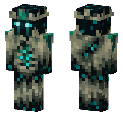 Warden 2 Minecraft Bedrock skin