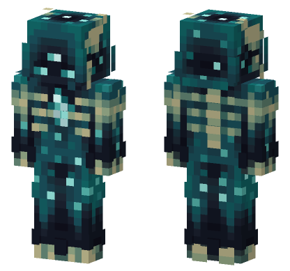 Warden 4 Minecraft Bedrock skin