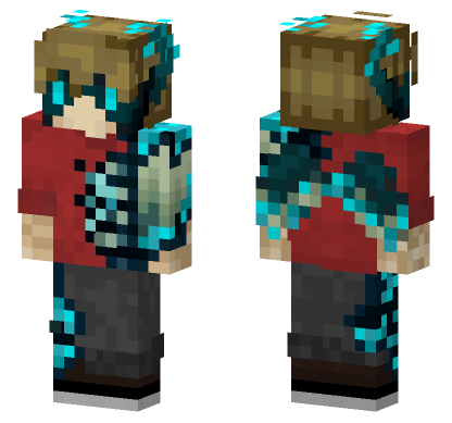 Warden Fusion 1 Minecraft Bedrock skin