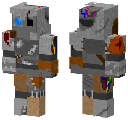 Warrior Droid Minecraft Bedrock skin