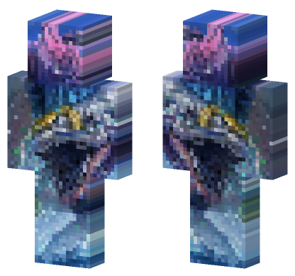 Water Dragon 5631743 Minecraft Bedrock skin