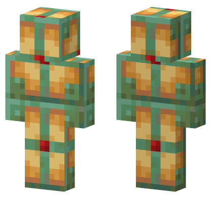 Weathered Copper Bulb Minecraft Bedrock skin