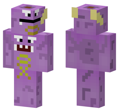 Weezing Pokemon Skin Minecraft Bedrock skin