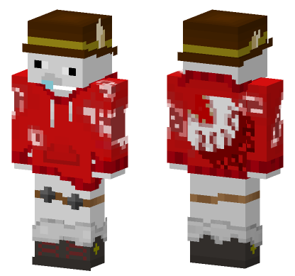 Weosecyt HD Snowman Minecraft Bedrock skin