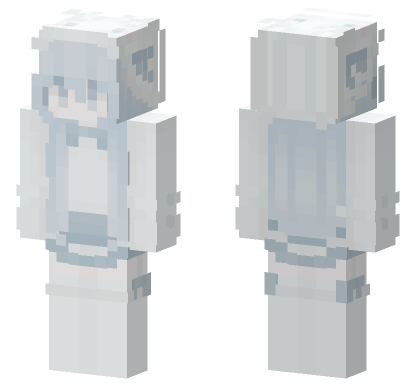 White 2 Minecraft Bedrock skin