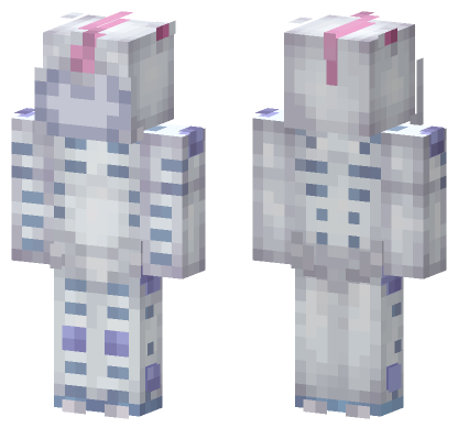 White Album Skin Minecraft Bedrock skin