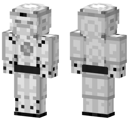 White Ninja Ranger Minecraft Bedrock skin