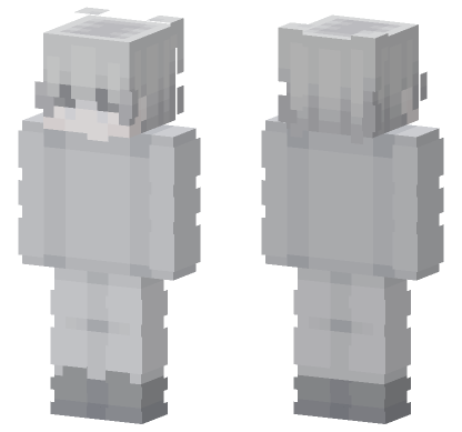 White Shadow Skin 3 Minecraft Bedrock skin