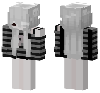 White Shadow Skin 5 Minecraft Bedrock skin