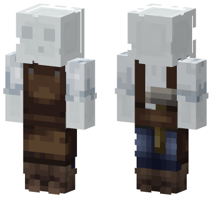 White Slime Minecraft Bedrock skin
