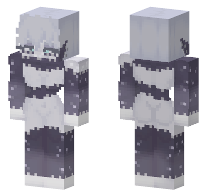 White Winter Creature Minecraft Bedrock skin