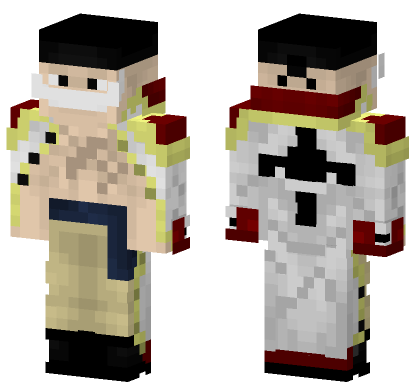 Whitebeard Minecraft Bedrock skin