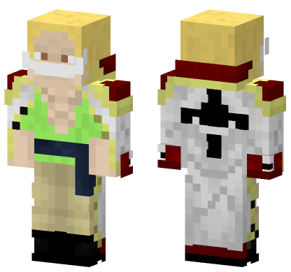 Whitebeard Young Minecraft Bedrock skin