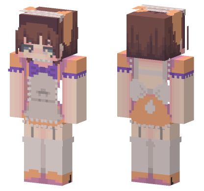 William Afton Blueycapsules Maid Minecraft Bedrock skin