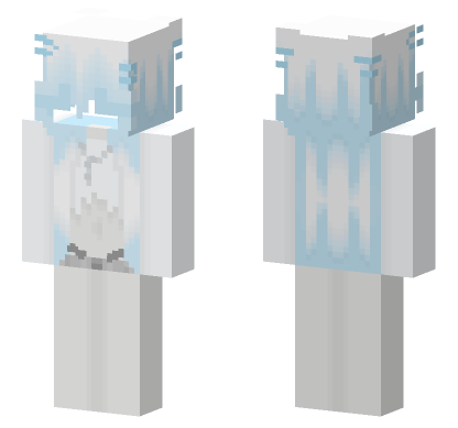 Winter Angel Outfit Minecraft Bedrock skin