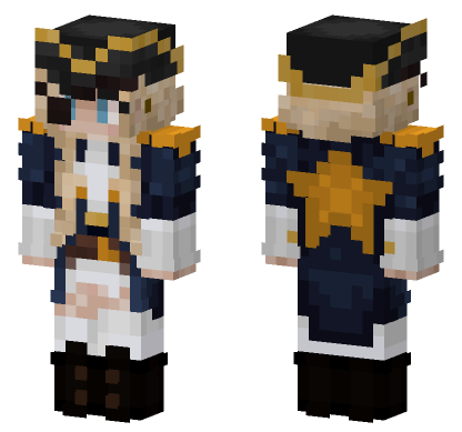 Witch With Star Outfit Minecraft Bedrock skin