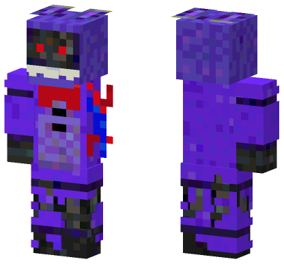 Withered Bonnie 1 Minecraft Bedrock skin