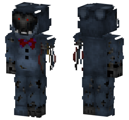Withered Bonnie 1984 1986 Minecraft Bedrock skin