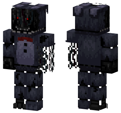 Withered Bonnie Minecraft Bedrock skin