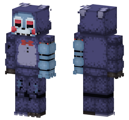 Withered Bonnie Minecraft Bedrock skin