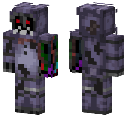 Withered Bonnie Minecraft Bedrock skin