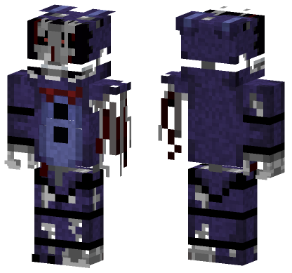 Withered Bonnie FNAF Minecraft Bedrock skin