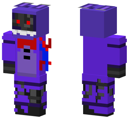 Withered Bonnie Skin Minecraft Bedrock skin