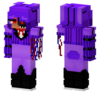 Withered Bonnie Version 2 Minecraft Bedrock skin